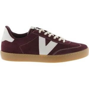 Baskets en cuir fendu et contraste femme Victoria Berlín Ciclista Rouge 36 - Publicité Baskets en cuir fendu et contraste femme Victoria Berlín Ciclista Rouge 36 - Publicité