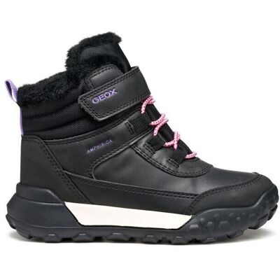 Bottes d'hiver fourrure bébé fille Geox Trekkyup ABX Noir 26 - Publicité Bottes d'hiver fourrure bébé fille Geox Trekkyup ABX Noir 26 - Publicité