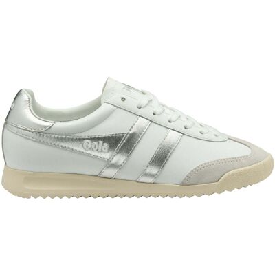 Baskets à lacet en cuir femme Gola Torpedo Mirror Argenté 39 - Publicité Baskets à lacet en cuir femme Gola Torpedo Mirror Argenté 39 - Publicité