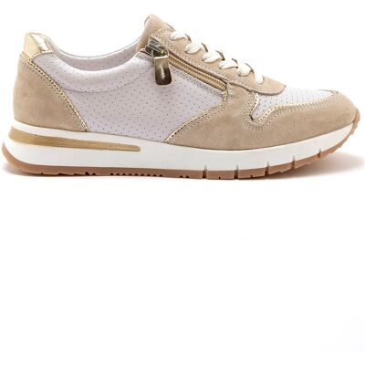 Baskets zippé femme Pédiconfort Beige 42 - Publicité Baskets zippé femme Pédiconfort Beige 42 - Publicité