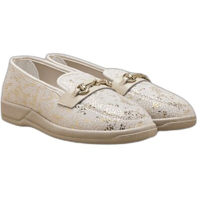 Mocassins textile intérieur éponge femme Pédiconfort Beige 40 - Publicité Mocassins textile intérieur éponge femme Pédiconfort Beige 40 - Publicité