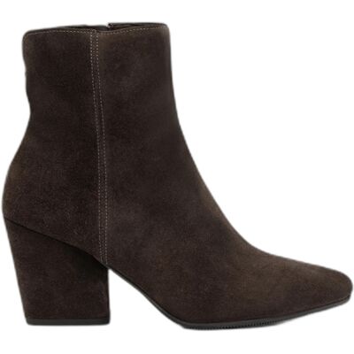 Bottines à talon en daim femme Ryłko Marron 36 - Publicité Bottines à talon en daim femme Ryłko Marron 36 - Publicité