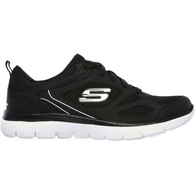 Skechers Summits Suited Noirs Toute l'Année Baskets Femmes - Publicité Skechers Summits Suited Noirs Toute l'Année Baskets Femmes - Publicité