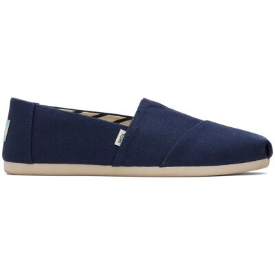 Espadrilles en coton recyclé femme Toms Alpargata Bleu 40 - Publicité Espadrilles en coton recyclé femme Toms Alpargata Bleu 40 - Publicité