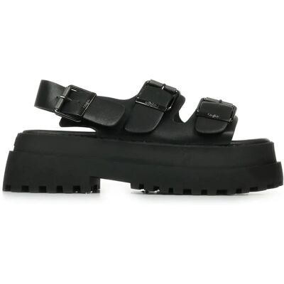 Sandales femme Buffalo Pluto Ari - Vegan Nappa Noir 41 - Publicité Sandales femme Buffalo Pluto Ari - Vegan Nappa Noir 41 - Publicité
