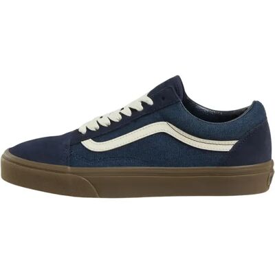 Baskets basses toile et daim Vans Old Skool Bleu 45 - Publicité Baskets basses toile et daim Vans Old Skool Bleu 45 - Publicité