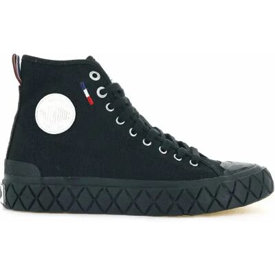 Baskets Palladium Ace Canvas Mid Noir 40 - Publicité Baskets Palladium Ace Canvas Mid Noir 40 - Publicité