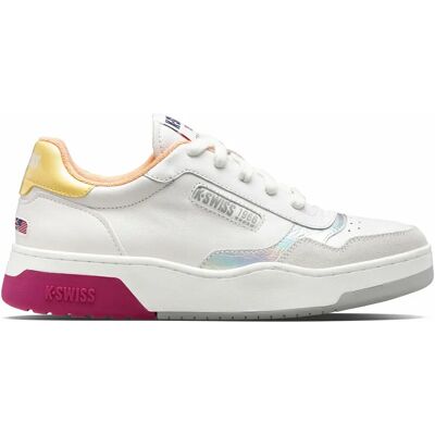Baskets femme K-Swiss Cannon Court Blanc 38 - Publicité Baskets femme K-Swiss Cannon Court Blanc 38 - Publicité