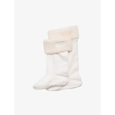 Chaussettes en polaire pour bottes hautes revers sherpa Aigle Blanc 44+ - Publicité Chaussettes en polaire pour bottes hautes revers sherpa Aigle Blanc 44+ - Publicité