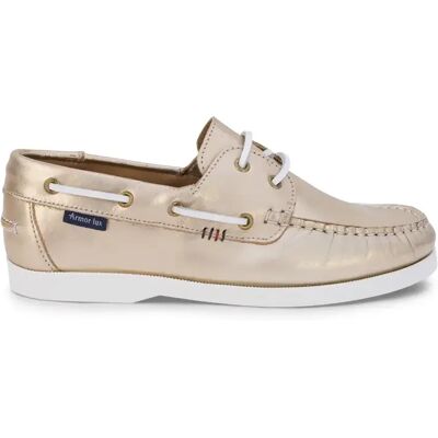Chaussures bateau femme Armor-Lux Frehel Doré 36 - Publicité Chaussures bateau femme Armor-Lux Frehel Doré 36 - Publicité