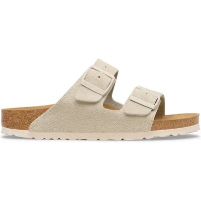 Sandales cuir suède Birkenstock Arizona Blanc 45 Étroit - Publicité Sandales cuir suède Birkenstock Arizona Blanc 45 Étroit - Publicité