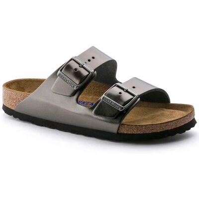 Claquettes femme Birkenstock Arizona 1000295 Gris 39 Étroit - Publicité Claquettes femme Birkenstock Arizona 1000295 Gris 39 Étroit - Publicité