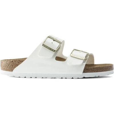 Claquettes Birkenstock Arizona BF Blanc 45 - Publicité Claquettes Birkenstock Arizona BF Blanc 45 - Publicité