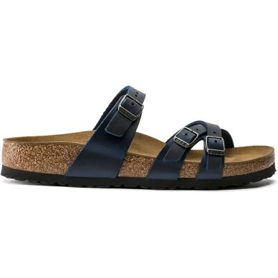 Sandales cuir huilé femme Birkenstock Franca Bleu 43 - Publicité Sandales cuir huilé femme Birkenstock Franca Bleu 43 - Publicité