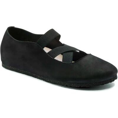 Ballerines femme Birkenstock Santa Ana Nubuk Leather Noir 42 Étroit - Publicité Ballerines femme Birkenstock Santa Ana Nubuk Leather Noir 42 Étroit - Publicité