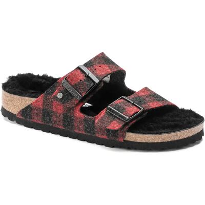 Sandales Birkenstock Arizona Shearling Rouge 37 Étroit - Publicité Sandales Birkenstock Arizona Shearling Rouge 37 Étroit - Publicité