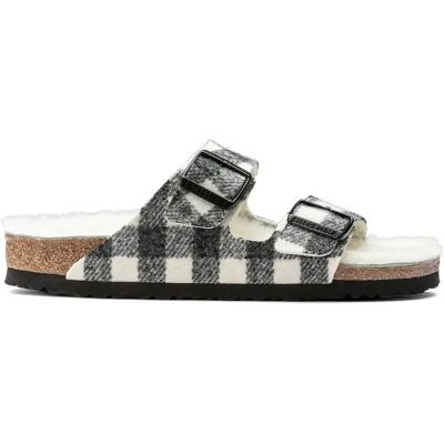 Sandales Birkenstock Arizona Shearling Blanc 42 - Publicité Sandales Birkenstock Arizona Shearling Blanc 42 - Publicité