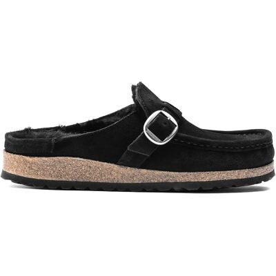 Sabots cuir suède femme Birkenstock Buckley Noir 36 Étroit - Publicité Sabots cuir suède femme Birkenstock Buckley Noir 36 Étroit - Publicité