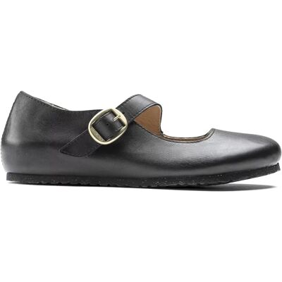 Sandales femme Birkenstock Tracy Natural Leather Noir 41 Étroit - Publicité Sandales femme Birkenstock Tracy Natural Leather Noir 41 Étroit - Publicité