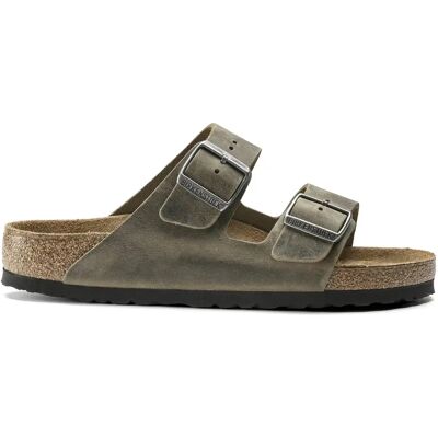 Mules lit de pied souple enfant Birkenstock Arizona Vert 35 - Publicité Mules lit de pied souple enfant Birkenstock Arizona Vert 35 - Publicité