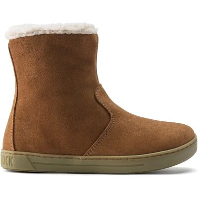 Bottines cuir suède fille Birkenstock Lille Marron 30 - Publicité Bottines cuir suède fille Birkenstock Lille Marron 30 - Publicité