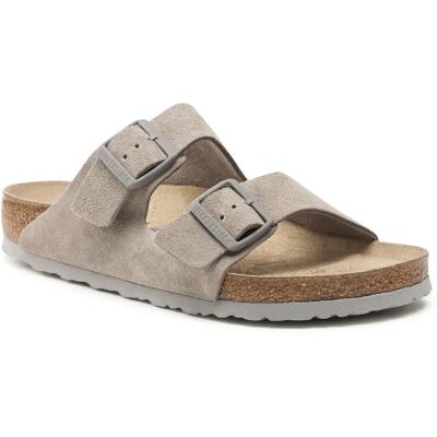 Claquettes Birkenstock Arizona Gris 40 - Publicité Claquettes Birkenstock Arizona Gris 40 - Publicité