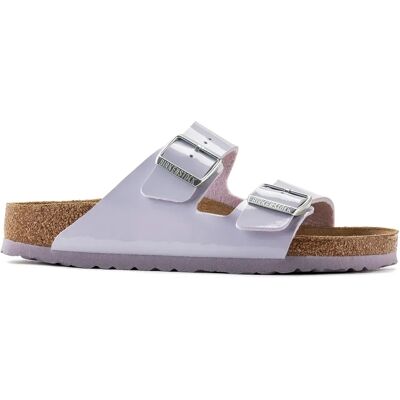 Mules femme Birkenstock Arizona Birko-Flor Violet 37 Étroit - Publicité Mules femme Birkenstock Arizona Birko-Flor Violet 37 Étroit - Publicité