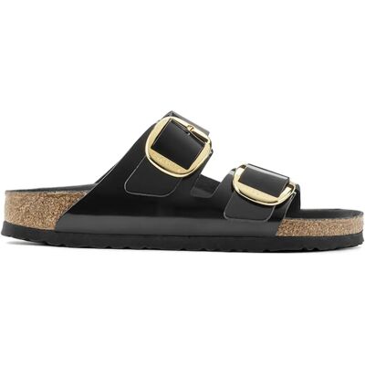 Mules femme Birkenstock Arizona Big Buckle Natural Leather Patent Noir 39 - Publicité Mules femme Birkenstock Arizona Big Buckle Natural Leather Patent Noir 39 - Publicité