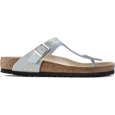 Sandales microfibre femme Birkenstock Gizeh Bleu 36 - Publicité Sandales microfibre femme Birkenstock Gizeh Bleu 36 - Publicité