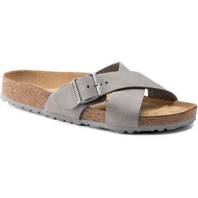 Sandales femme Birkenstock Siena Nubuk Leather Gris 39 - Publicité Sandales femme Birkenstock Siena Nubuk Leather Gris 39 - Publicité