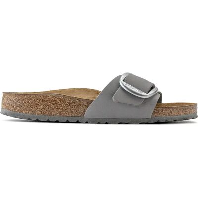 Sandales femme Birkenstock Madrid Big Buckle Nubuk Leather Gris 35 Étroit - Publicité Sandales femme Birkenstock Madrid Big Buckle Nubuk Leather Gris 35 Étroit - Publicité
