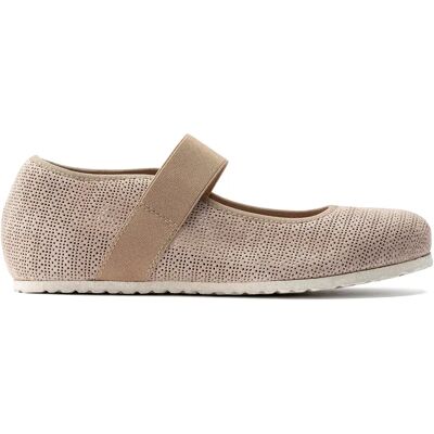 Ballerines cuir gaufré femme Birkenstock Tess Beige 36 Étroit - Publicité Ballerines cuir gaufré femme Birkenstock Tess Beige 36 Étroit - Publicité