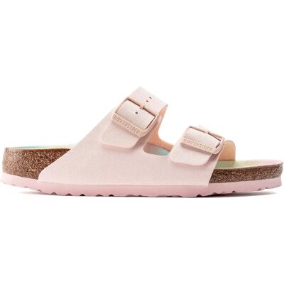 Sandales cuir nubuck femme Birkenstock Arizona Birko-Flor Rose 36 - Publicité Sandales cuir nubuck femme Birkenstock Arizona Birko-Flor Rose 36 - Publicité