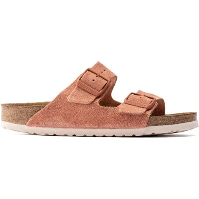 Mules femme Birkenstock Arizona Suede Leather Rouge 35 - Publicité Mules femme Birkenstock Arizona Suede Leather Rouge 35 - Publicité