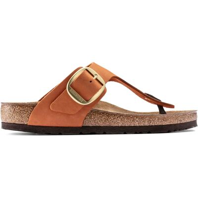 Tongs femme Birkenstock Gizeh Big Buckle Natural Leather Nubuck Marron 40 - Publicité Tongs femme Birkenstock Gizeh Big Buckle Natural Leather Nubuck Marron 40 - Publicité