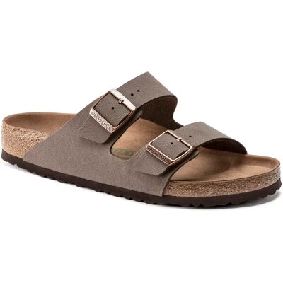 Sandales Birkenstock Arizona Vegan Birko-Flor Birkibuc Marron 45 Étroit - Publicité Sandales Birkenstock Arizona Vegan Birko-Flor Birkibuc Marron 45 Étroit - Publicité