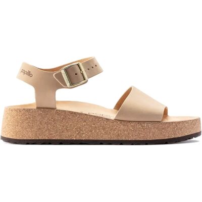 Sandales cuir nubuck femme Birkenstock Glenda Beige 39 Étroit - Publicité Sandales cuir nubuck femme Birkenstock Glenda Beige 39 Étroit - Publicité