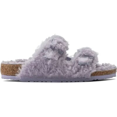 Sandales bébé fille Birkenstock Arizona Fur Violet 26 Étroit - Publicité Sandales bébé fille Birkenstock Arizona Fur Violet 26 Étroit - Publicité