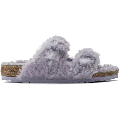 Sandales fille Birkenstock Arizona Fur Violet 34 Étroit - Publicité Sandales fille Birkenstock Arizona Fur Violet 34 Étroit - Publicité