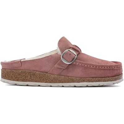 Sabots cuir suède femme Birkenstock Buckley Rose 36 Étroit - Publicité Sabots cuir suède femme Birkenstock Buckley Rose 36 Étroit - Publicité