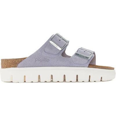 Mules compensées femme Birkenstock Arizona Violet 38 Étroit - Publicité Mules compensées femme Birkenstock Arizona Violet 38 Étroit - Publicité