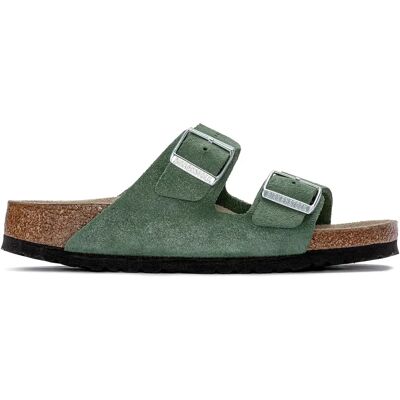 Mules femme Birkenstock Arizona Vert 36 Étroit - Publicité Mules femme Birkenstock Arizona Vert 36 Étroit - Publicité