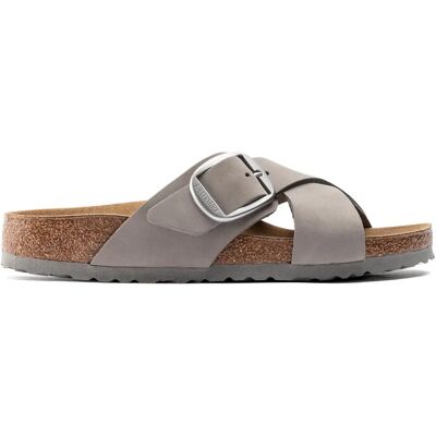 Mules femme Birkenstock Siena Gris 35 Étroit - Publicité Mules femme Birkenstock Siena Gris 35 Étroit - Publicité
