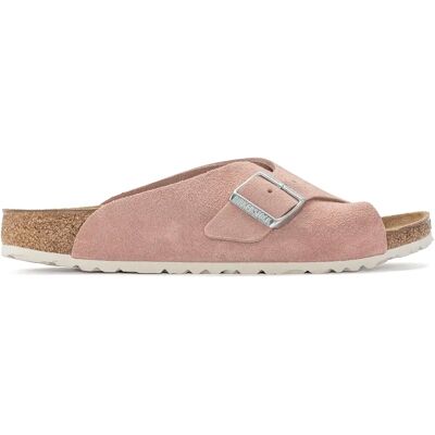 Sandales femme Birkenstock Arosa Suede Leather Rose 35 - Publicité Sandales femme Birkenstock Arosa Suede Leather Rose 35 - Publicité