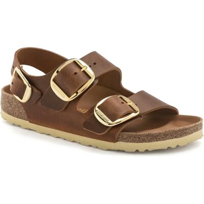 Sandales femme Birkenstock Milano Big Buckle Marron 41 - Publicité Sandales femme Birkenstock Milano Big Buckle Marron 41 - Publicité