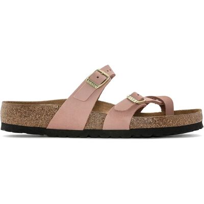 Sandales cuir nubuck femme Birkenstock Mayari Rose 35 - Publicité Sandales cuir nubuck femme Birkenstock Mayari Rose 35 - Publicité