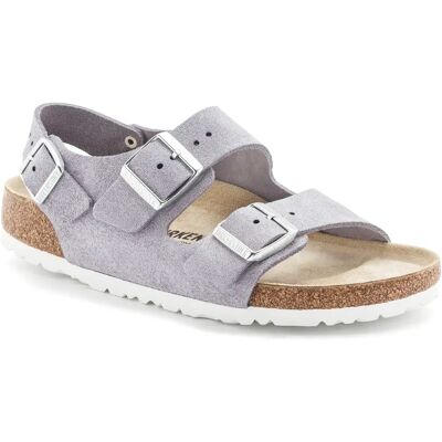 Sandales femme Birkenstock Milano Violet 38 Étroit - Publicité Sandales femme Birkenstock Milano Violet 38 Étroit - Publicité
