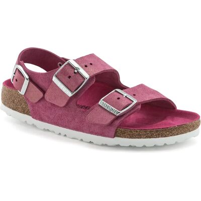 Sandales femme Birkenstock Milano Rose 35 Étroit - Publicité Sandales femme Birkenstock Milano Rose 35 Étroit - Publicité