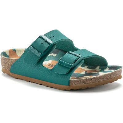Sandales femme Birkenstock Arizona Birko-Flor Vert 38 - Publicité Sandales femme Birkenstock Arizona Birko-Flor Vert 38 - Publicité