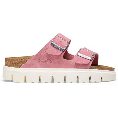 Sandales cuir femme Birkenstock Arizona Suede Rose 43 Étroit - Publicité Sandales cuir femme Birkenstock Arizona Suede Rose 43 Étroit - Publicité